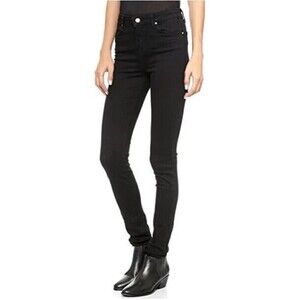 J Brand Bardot Black High Rise Skinny Jeans size 27 Stretch black Vanity